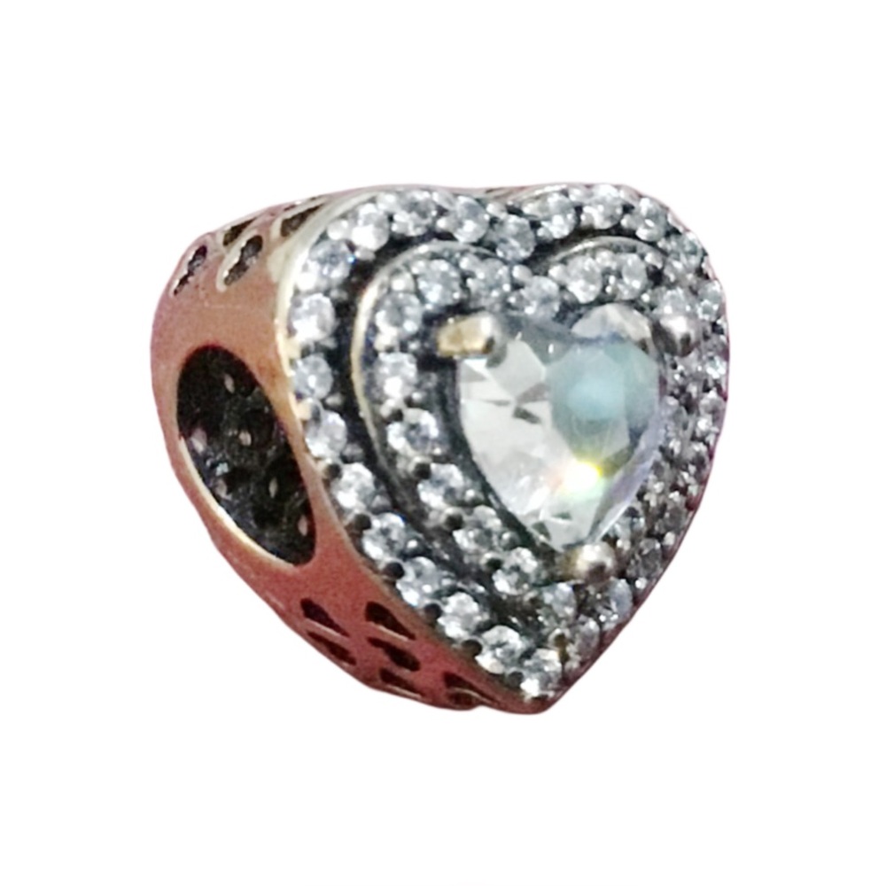 S925 ALE Heart Charm Pendant Pandora Style